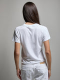 Amelia Vintage Tee White | ASHER
