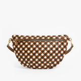 Grand Fanny Oat Gingham Woven | Clare V.