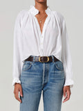 Iris Ruffled Top White | Citizens of Humanity