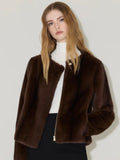 Kendall Boxy Jacket w/ Scarf | Soia & Kyo