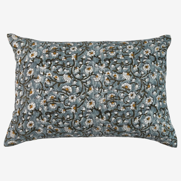 Inza Sky on White Pillow Cover