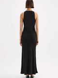 Amaya Cupro Dress | Nude Lucy