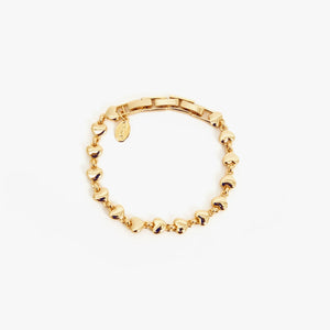 Puff Heart Chain Bracelet | Clare V.