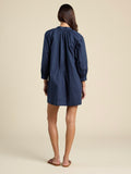Angeline Dress Navy | Trovata