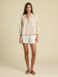 Mena Blouse Tahin | Trovata