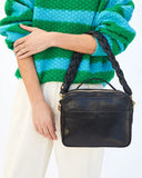 Shoulder Strap Braided Black | Clare V.