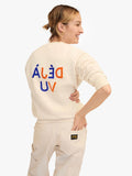 Sweatshirt Flocked Deja Vu | Clare V.