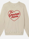College Sweatshirt w/ The Greatest Mom | The Great.