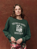 The Teammate Sweatshirt w/ Smoky Mountains Winter Pine | The Great.
