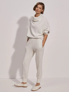The Slim Cuff Pant 25 Ivory Marl | Varley