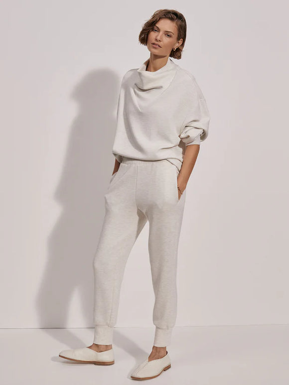 The Slim Cuff Pant 25 Ivory Marl | Varley
