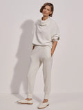 The Slim Cuff Pant 25 Ivory Marl | Varley