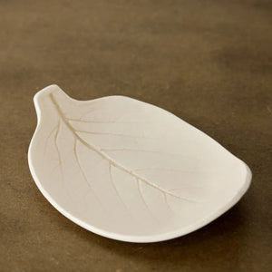 Porcelain Leaf Trinket Dish