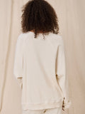 Slouch Sweatshirt Washed White | The Great.