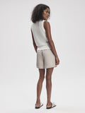 Ferns Open Knit Tank Snow White | Varley