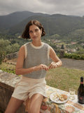 Brooke Fairisle Knit Jacket Whitecap Mountain | Varley