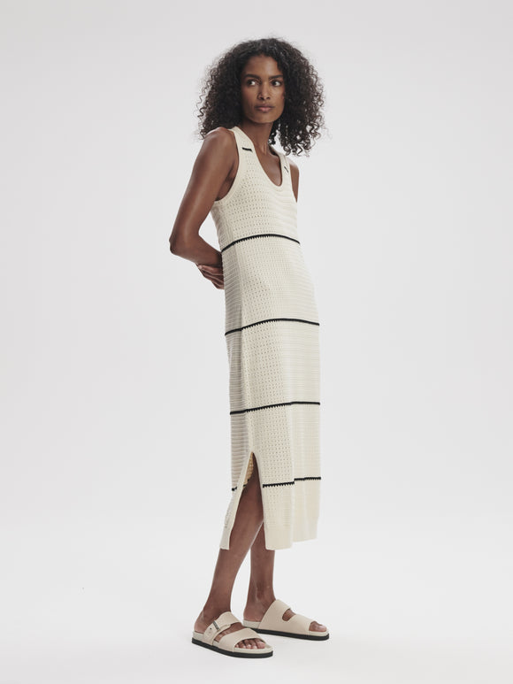 Scott Scoop Neck Midi Dress Birch | Varley