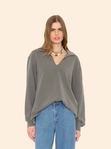 Trey Terry Sweatshirt Asphalt | XiRENA