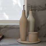 Sand Minimal Oil Cruet