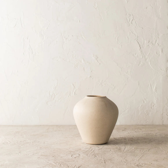 Sand Raw Verdue Vase