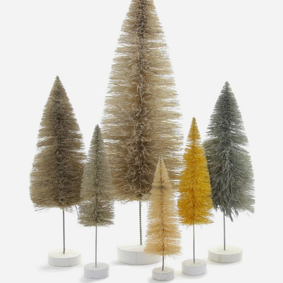 Bottle Brush Tree Set Spectrum White