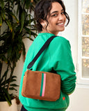 Marisol Cognac Perforated | Clare V.