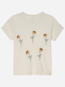 The Boxy Crew Weeping Daisy Embroidery | The Great.