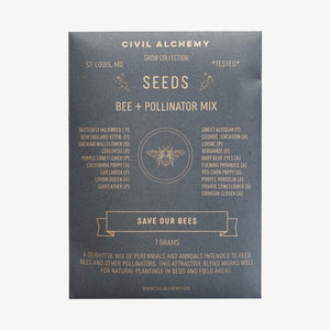 Bee Pollinator Seed Packet