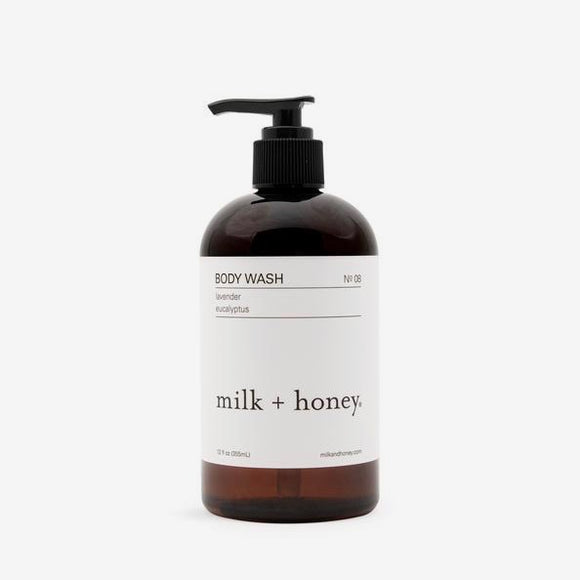 Milk + Honey Body Wash No. 08 Lavender & Eucalyptus
