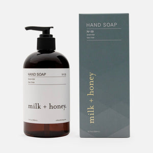 Milk + Honey Hand Soap, No. 09 Lavender & Tea Tree