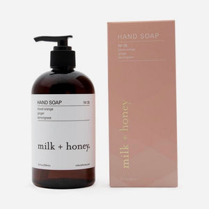 Milk + Honey Hand Soap N. 35 Blood Orange, Lemongrass & Ginger