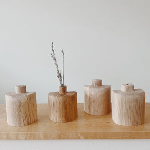 Free Form Oak Vase