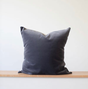 Pewter Velvet Pillow Cover