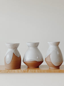 Glacier Ceramic Bud Vase