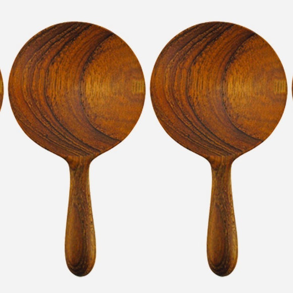 Teak Round Spoon